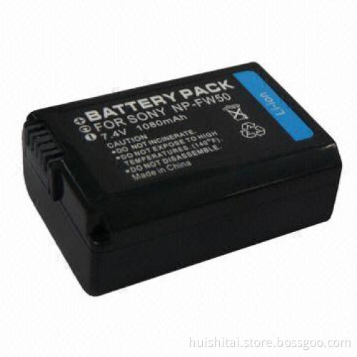 Camcorder Battery with FW50 Compatibility, Li-ion Cell, OEM and ODM Orders are Welcome